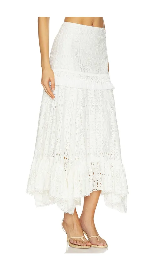 Coralla Skirt in White. - size M (also in S, XS) - Alexis - Modalova