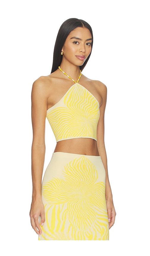 Gala Top in Yellow. - size L (also in M, S, XS) - Alexis - Modalova