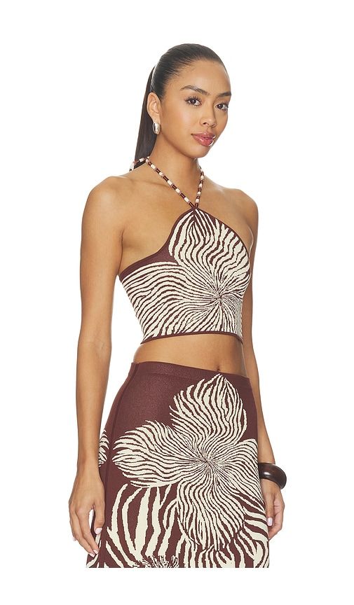 Gala Top in Brown. - size L (also in M, S, XS) - Alexis - Modalova