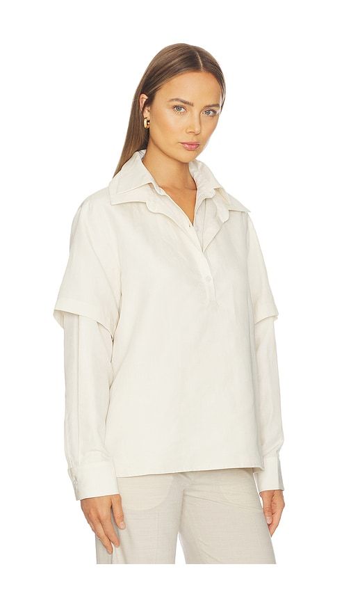 Nola Top in Cream. - size L (also in M, S, XS) - Aya Muse - Modalova