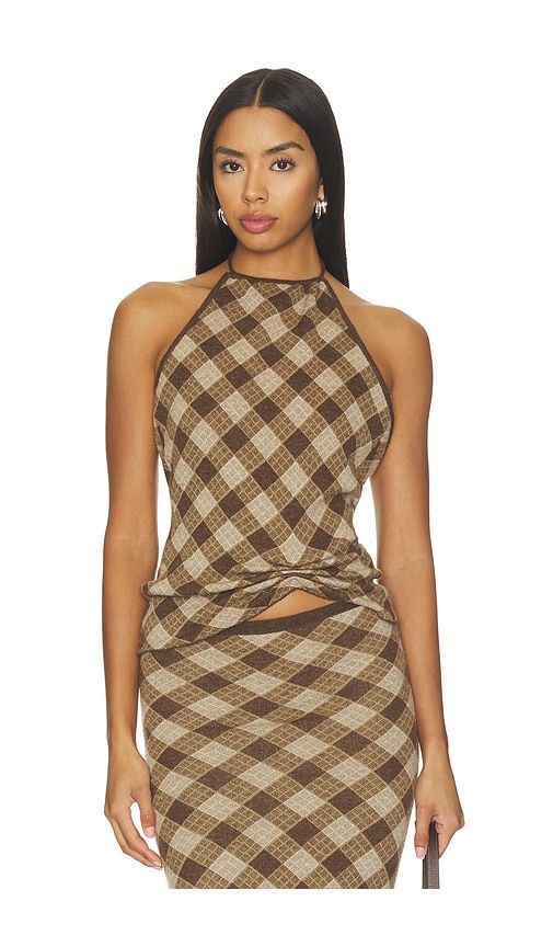 Kae Top in Brown. - size L (also in XS) - Aya Muse - Modalova