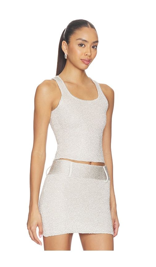 Avel Top in Metallic , grey. - size S (also in XS) - Aya Muse - Modalova