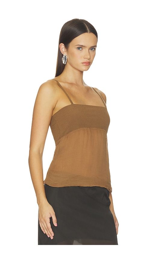 Aven Top in Brown. - size L (also in M, S, XS) - Aya Muse - Modalova