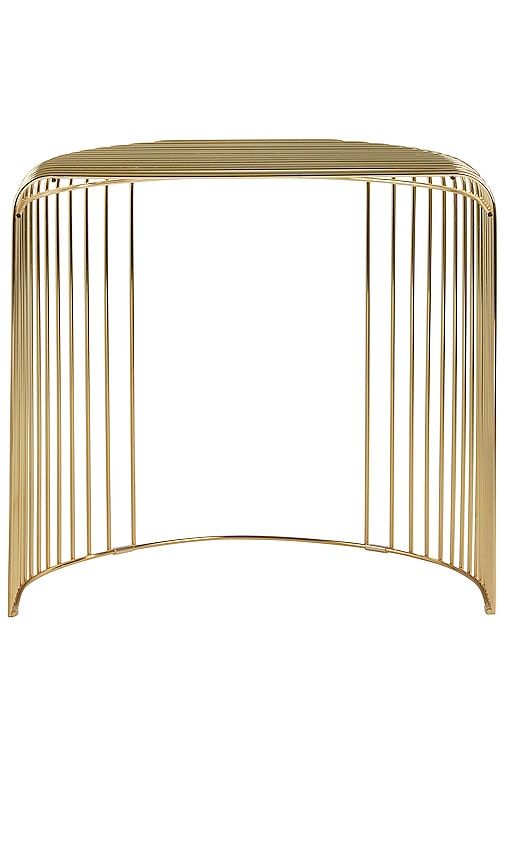 AYTM Curva Table in Metallic Gold - AYTM - Modalova