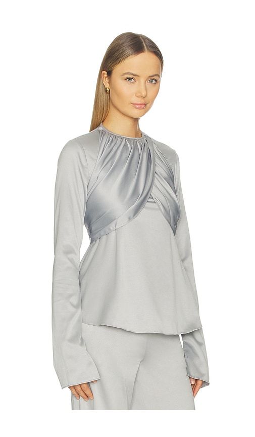 X REVOLVE Elowen Top in Grey. - size L (also in M, S, XS) - Azeeza - Modalova