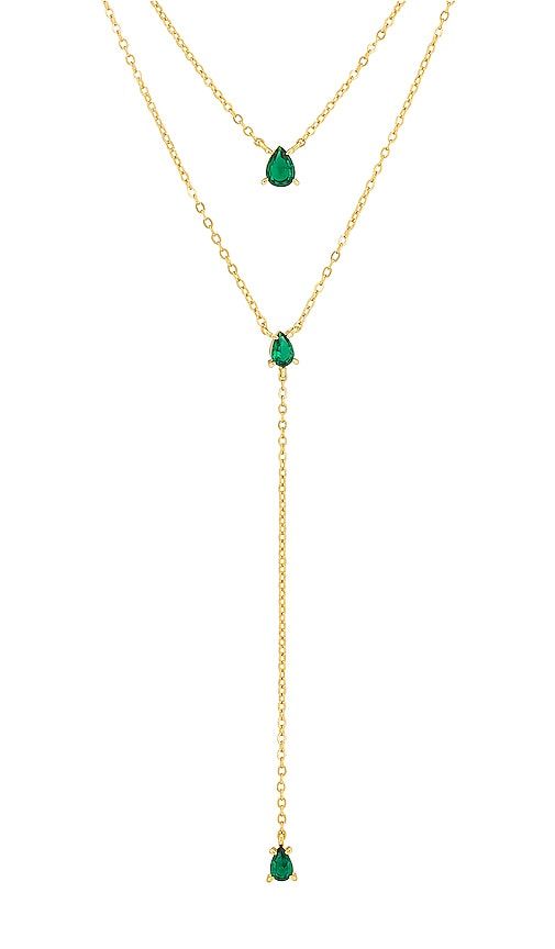 Esmeralda Lariat Necklace in Metallic - BRACHA - Modalova