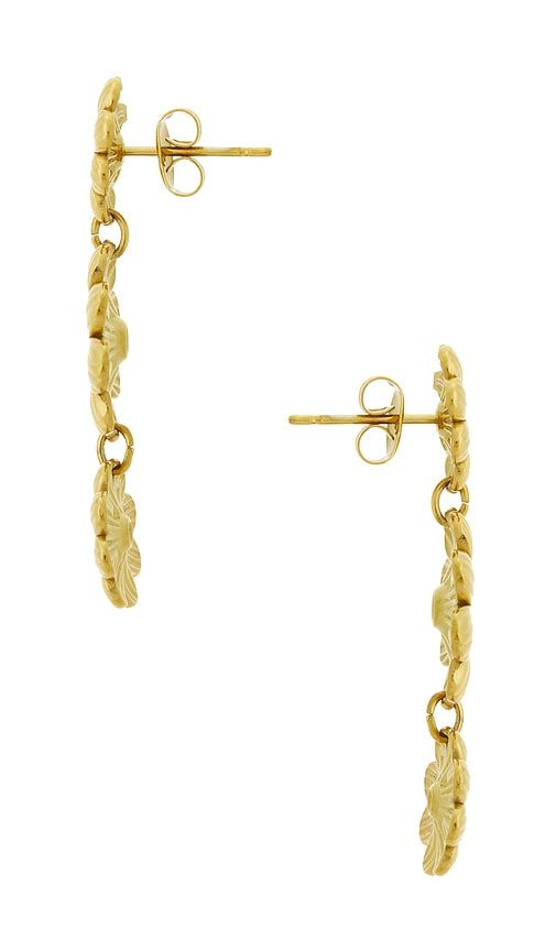 Mya Earrings in & Gold in Metallic Gold - BRACHA - Modalova