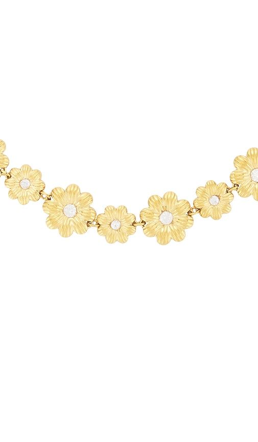 Mya Necklace in & Gold in Metallic Gold - BRACHA - Modalova