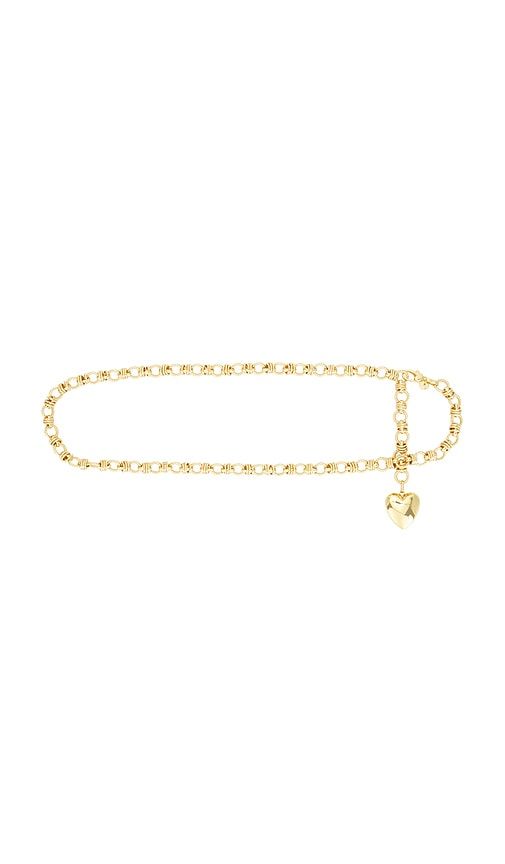 Rowan Necklace in Gold Heart in Metallic Gold - BRACHA - Modalova