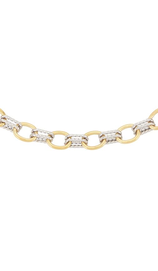 Mini Roxy Necklace in & Two Tone in Metallic Gold - BRACHA - Modalova