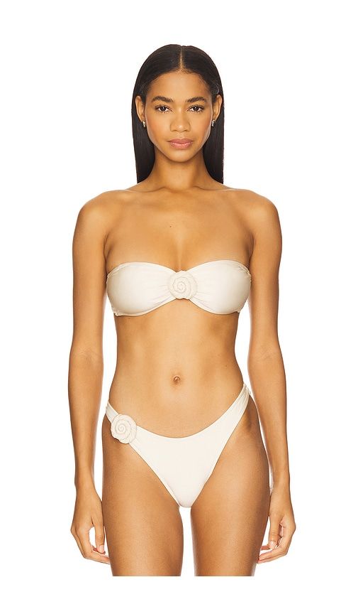 Lula Bikini Top in Cream. - size L (also in XS) - Bananhot - Modalova