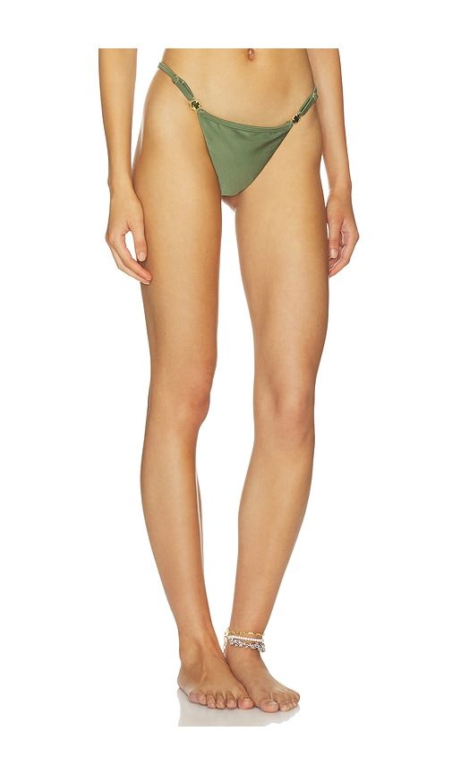 Emi-lynn Bikini Bottom in Olive. - size L (also in M, S, XS) - Bananhot - Modalova