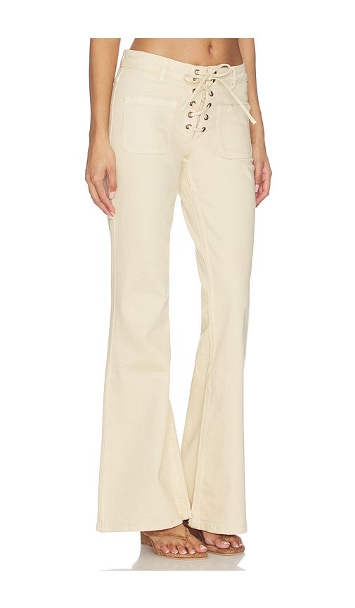 Rafa Jeans in Cream. - size 34 (also in 36) - ba&sh - Modalova