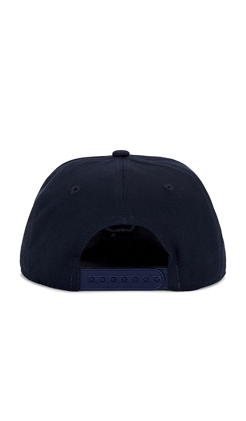 Cursive Logo 5 Panel Hat in Blue - Badfriend - Modalova