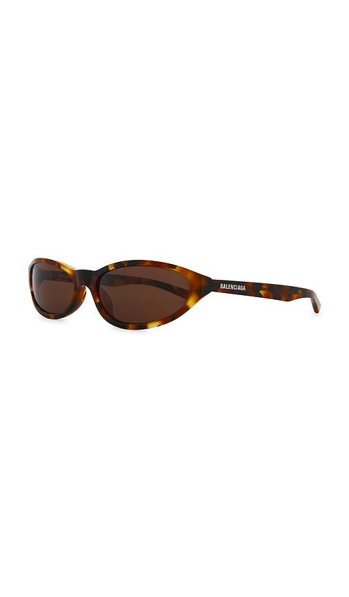 Neo Round Sunglasses in Brown - Balenciaga - Modalova