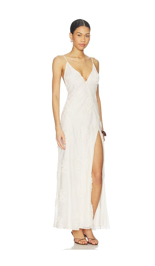 Romaya V Neck Maxi Dress in . - size 4 (also in 2, 6, 8, 10, 12) - Bardot - Modalova