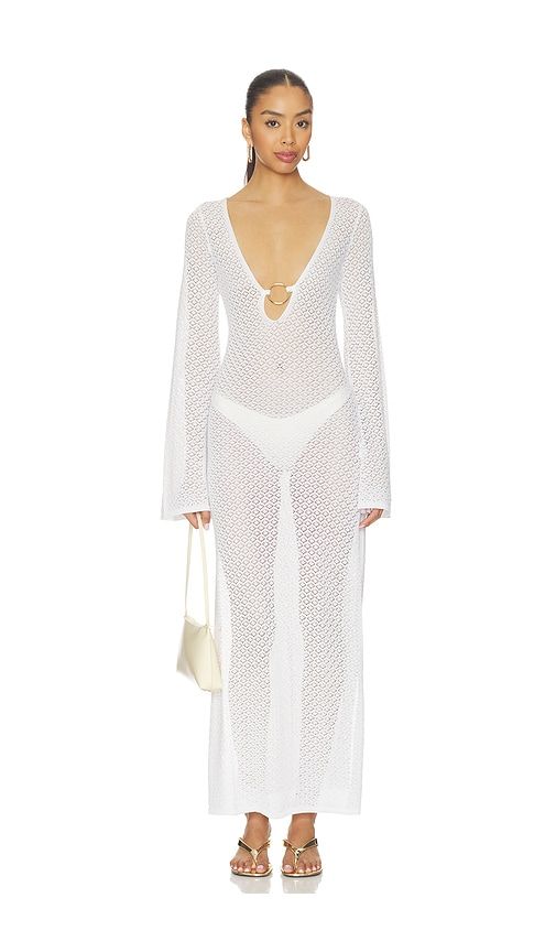 Bryn Crochet Maxi Dress in . - size 10 (also in 2, 4, 6, 8) - Bardot - Modalova