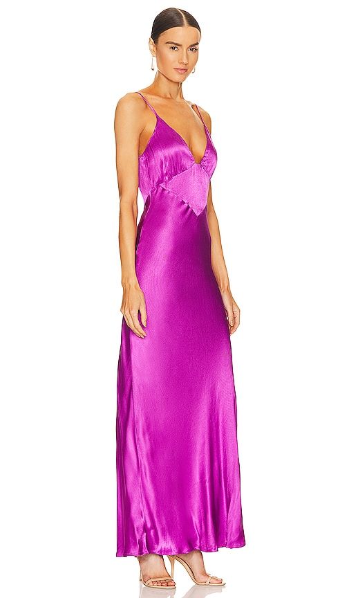 X REVOLVE Wintour Midi Slip Dress in Purple. - size 10 (also in 12, 6, 8) - Bardot - Modalova