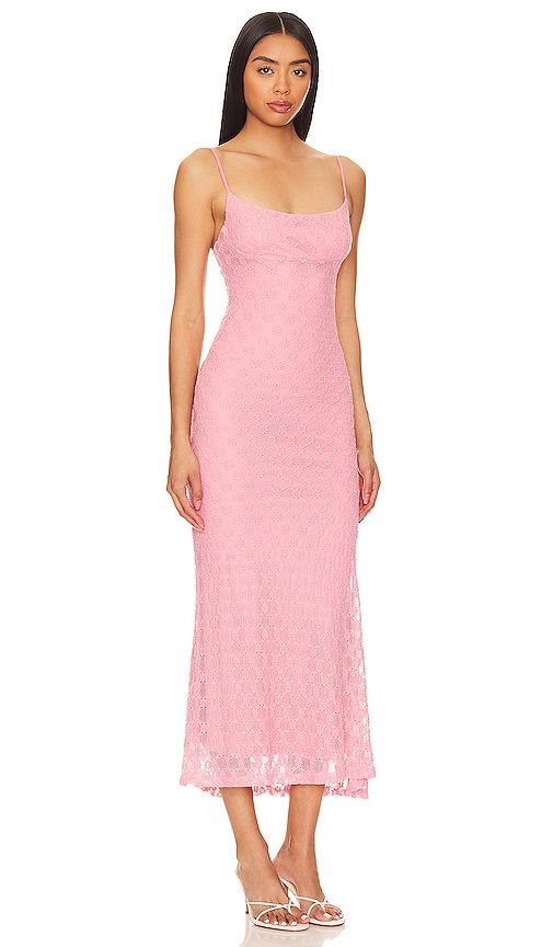 Adoni Midi Dress in Pink. - size 12 (also in 8) - Bardot - Modalova