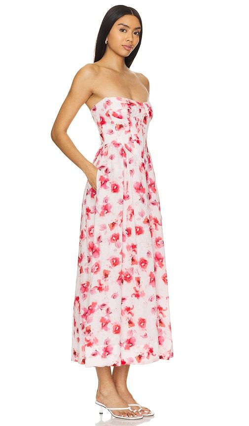 Lola Midi Dress in Pink. - size 12 (also in 2, 8) - Bardot - Modalova
