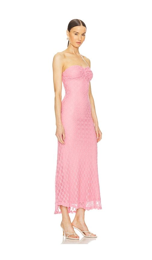 X REVOLVE Adoni Strapless Midi Dress in . - size 10 (also in 12) - Bardot - Modalova