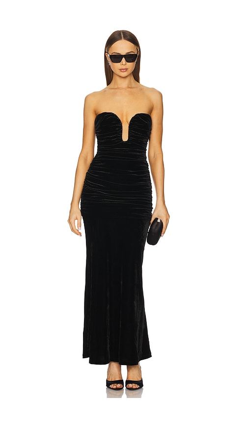 Elvira Velvet Maxi Dress in . - size 2 (also in 6) - Bardot - Modalova