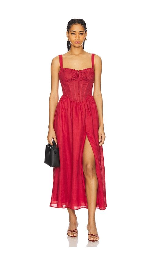 Esra Midi Dress in . Size 2, 4, 6, 8 - Bardot - Modalova