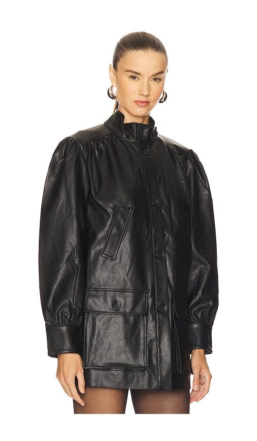 Clements Faux Leather Jacket in . - size M (also in S) - Bardot - Modalova