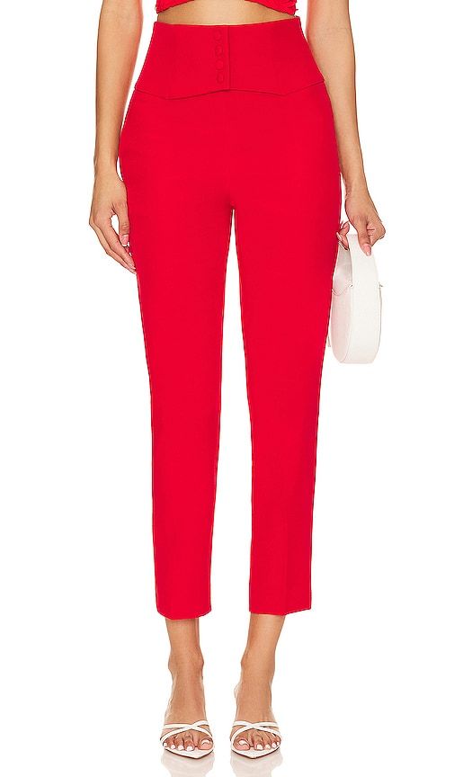 Corset Pant in Red. - size 2 (also in 6, 8) - Bardot - Modalova