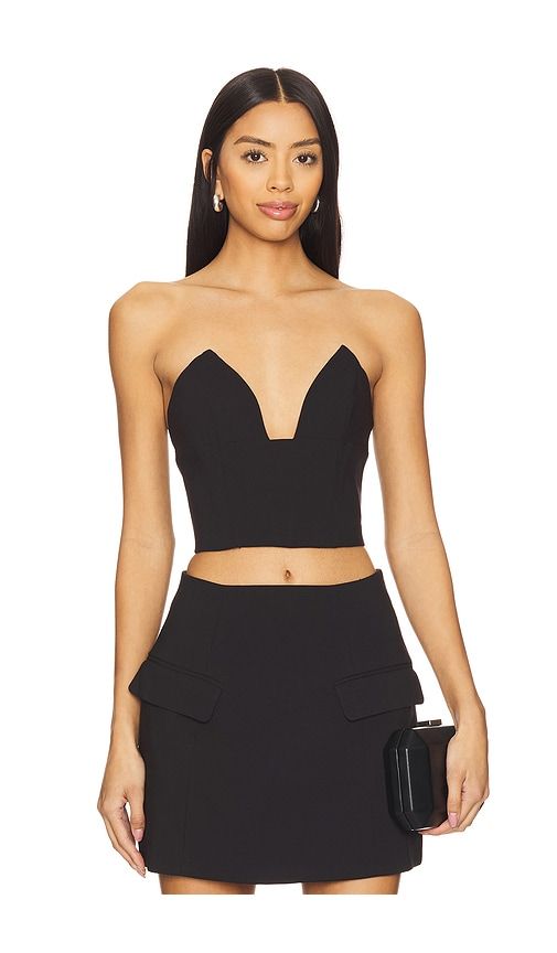 Delphi Strapless Crop Top in . - size 10 (also in 12, 4, 6, 8) - Bardot - Modalova