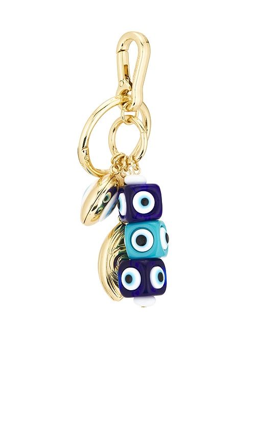 Eyes For The Good Life Bag Charm in Metallic Gold - BaubleBar - Modalova