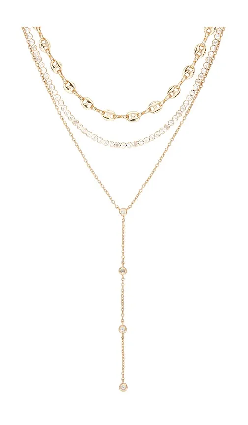 Catalina Layered Necklace in Metallic - BaubleBar - Modalova