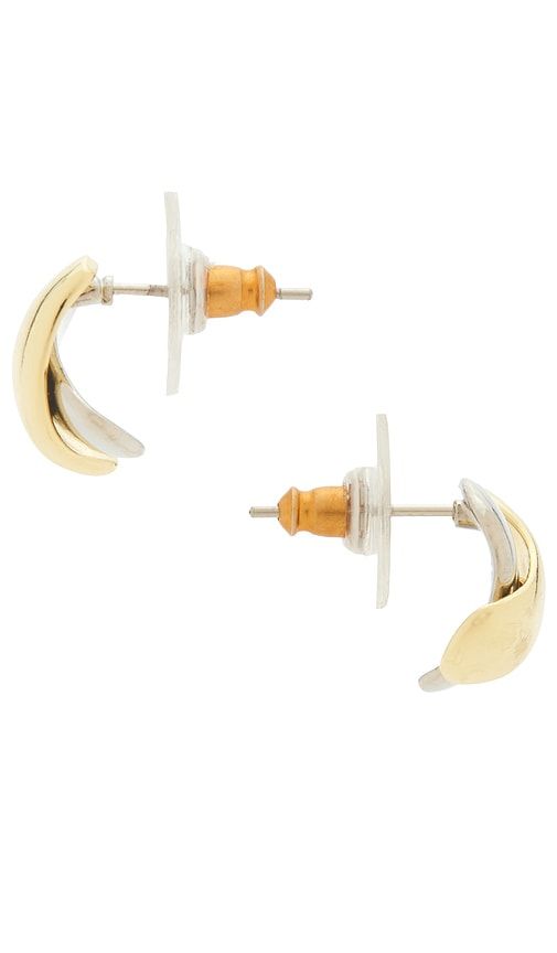 Mixed Metal Cross Earrings in Metallic ,Metallis silver - BaubleBar - Modalova