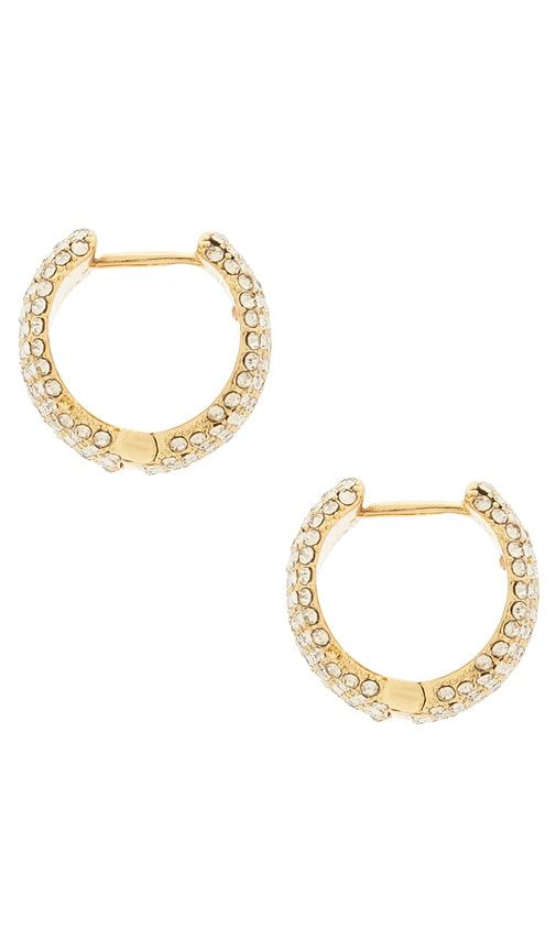 Whitney Crystal Earrings in Metallic - BaubleBar - Modalova