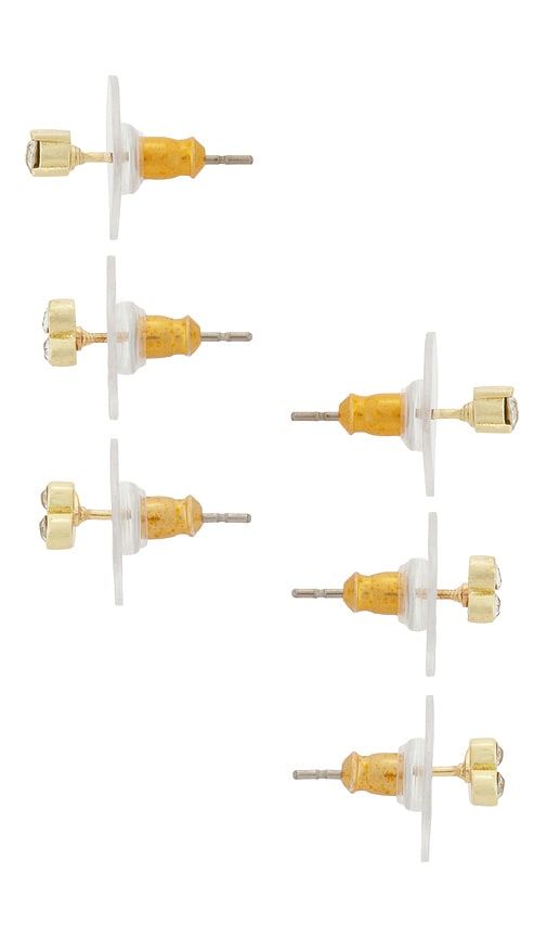 Beckett Water Resistant Earring Set in Metallic Gold - BaubleBar - Modalova