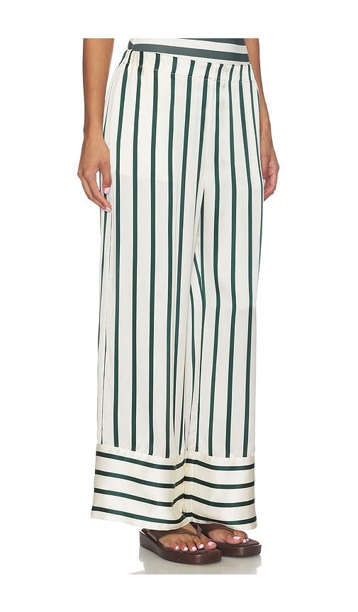 Cannes Silk Pant in Green. - size 0 (also in 3, 4) - Bondi Born - Modalova