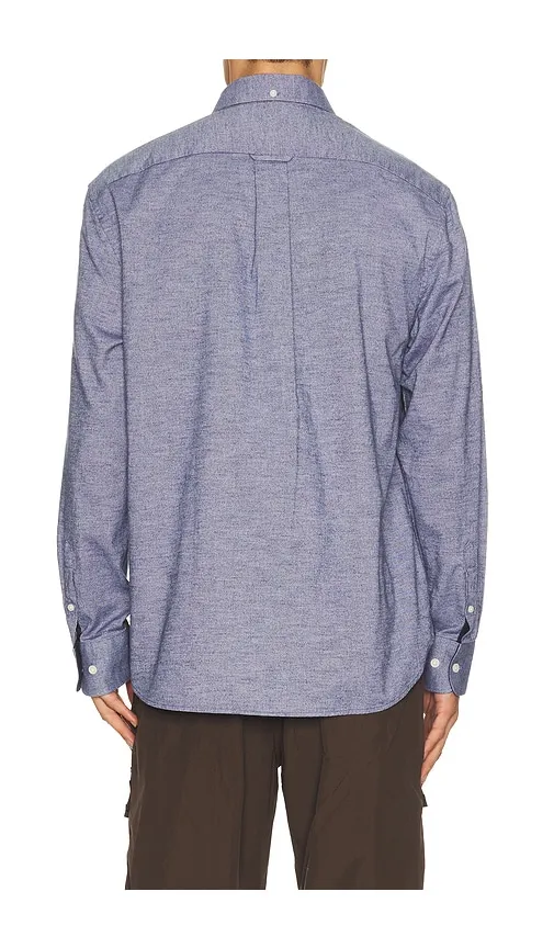 Nevis Authentic Textured Shirt in Blue. - size S (also in M, L, XL/1X) - Barbour - Modalova