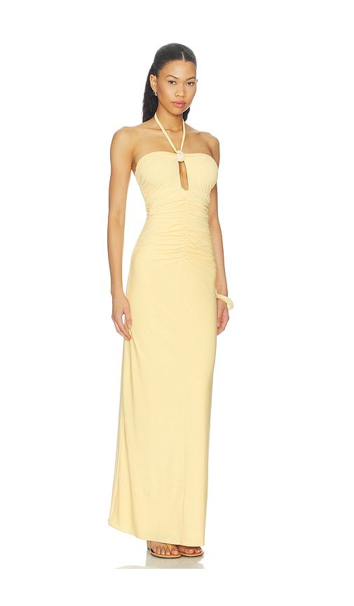 Romina Maxi Dress in Yellow. - size L (also in M, S, XL, XS) - Baobab - Modalova