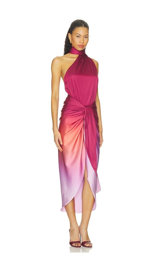 Lora Maxi Dress in Red. - size L (also in S, XS) - Baobab - Modalova