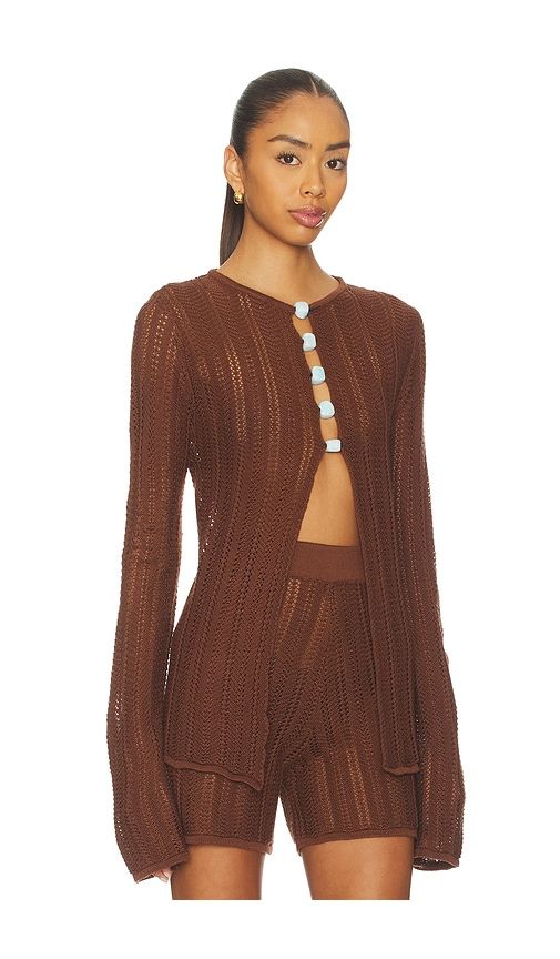 Corsica Top in Brown. - size L (also in M, S) - Baobab - Modalova
