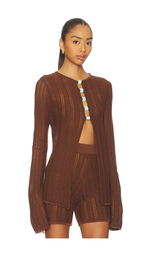 Corsica Top in Brown. - size M (also in S) - Baobab - Modalova