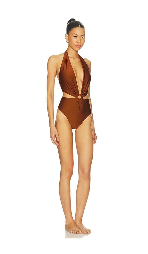 Selena One Piece in Brick. - size L (also in M, S, XL, XS) - Baobab - Modalova