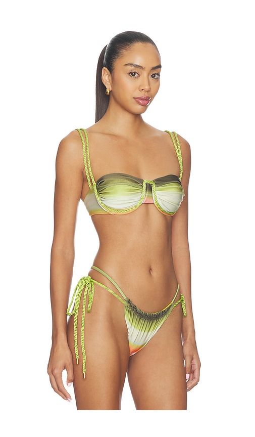 Lula Bikini Top in Green. - size L (also in XL, XS) - Baobab - Modalova