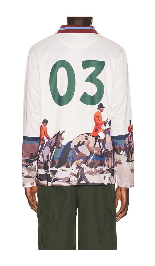 Hounds Long Sleeve Jersey in White. - size L (also in M, S, XL/1X) - Billionaire Boys Club - Modalova