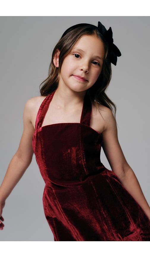 Nevelle Velvet Mini Dress in . Size 4/5. Also in 6/7 - Bardot Junior - Modalova