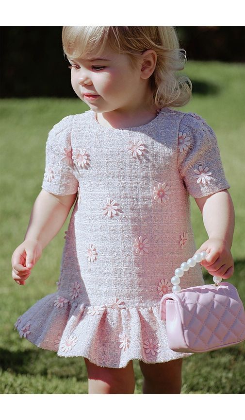 Esra Daisy Boucle Dress in . Taglia 12-18mo. Also in 2yr, 3yr - Bardot Junior - Modalova