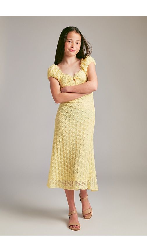Claudine Lace Dress in . Size 4/5. Also in 6/7 - Bardot Junior - Modalova