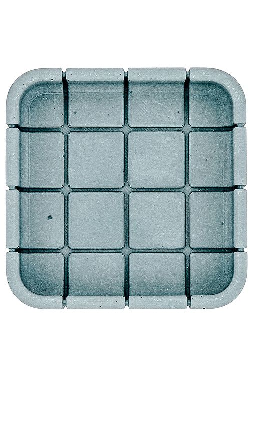 Tile Square Dish in Blue - Block Design - Modalova