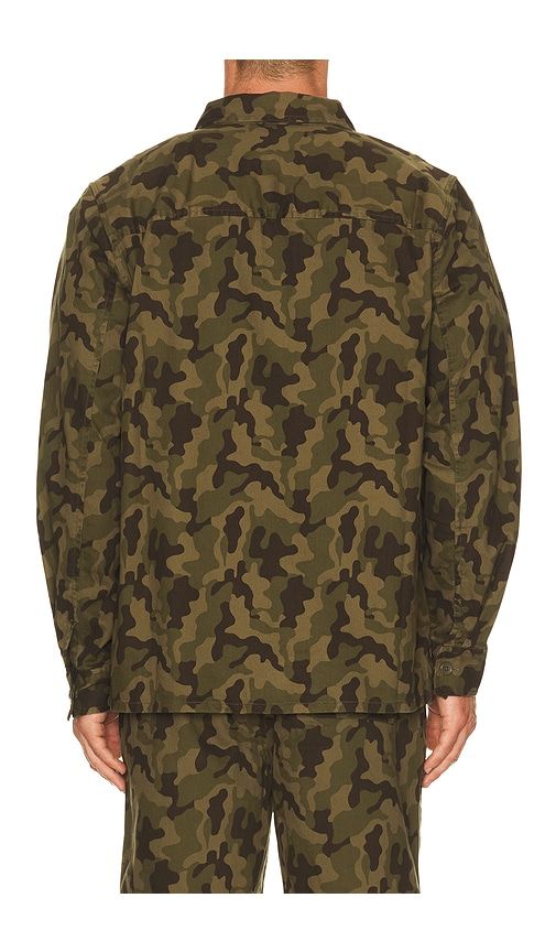 Cotton Canvas Twill Shirt Jacket in Green. - size L (also in M, S, XL/1X) - Barefoot Dreams - Modalova