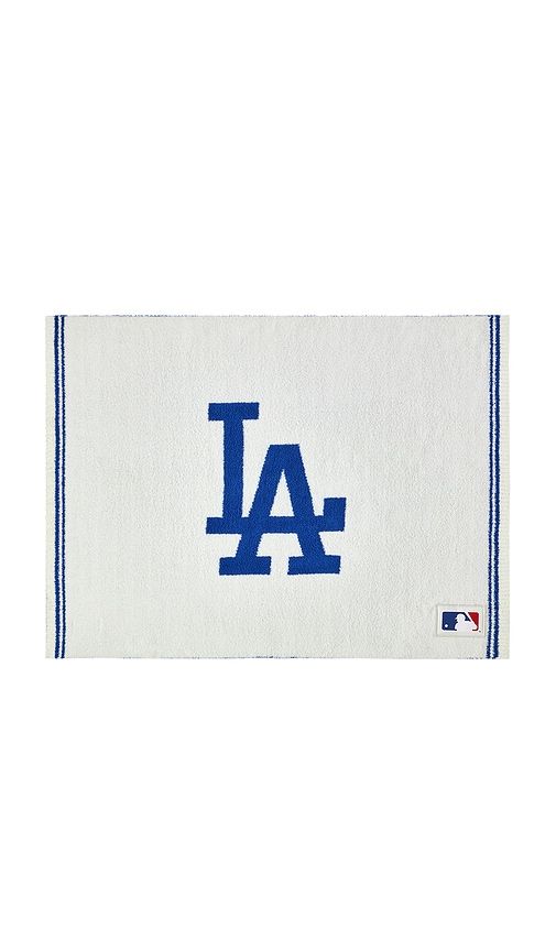 Cozychic Los Angeles Dodgers Stroller Blanket in White - Barefoot Dreams - Modalova